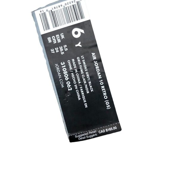 Rare 2018 air jordan 10 retro light smoke grey 'Cement' with box - Picture 16 of 16